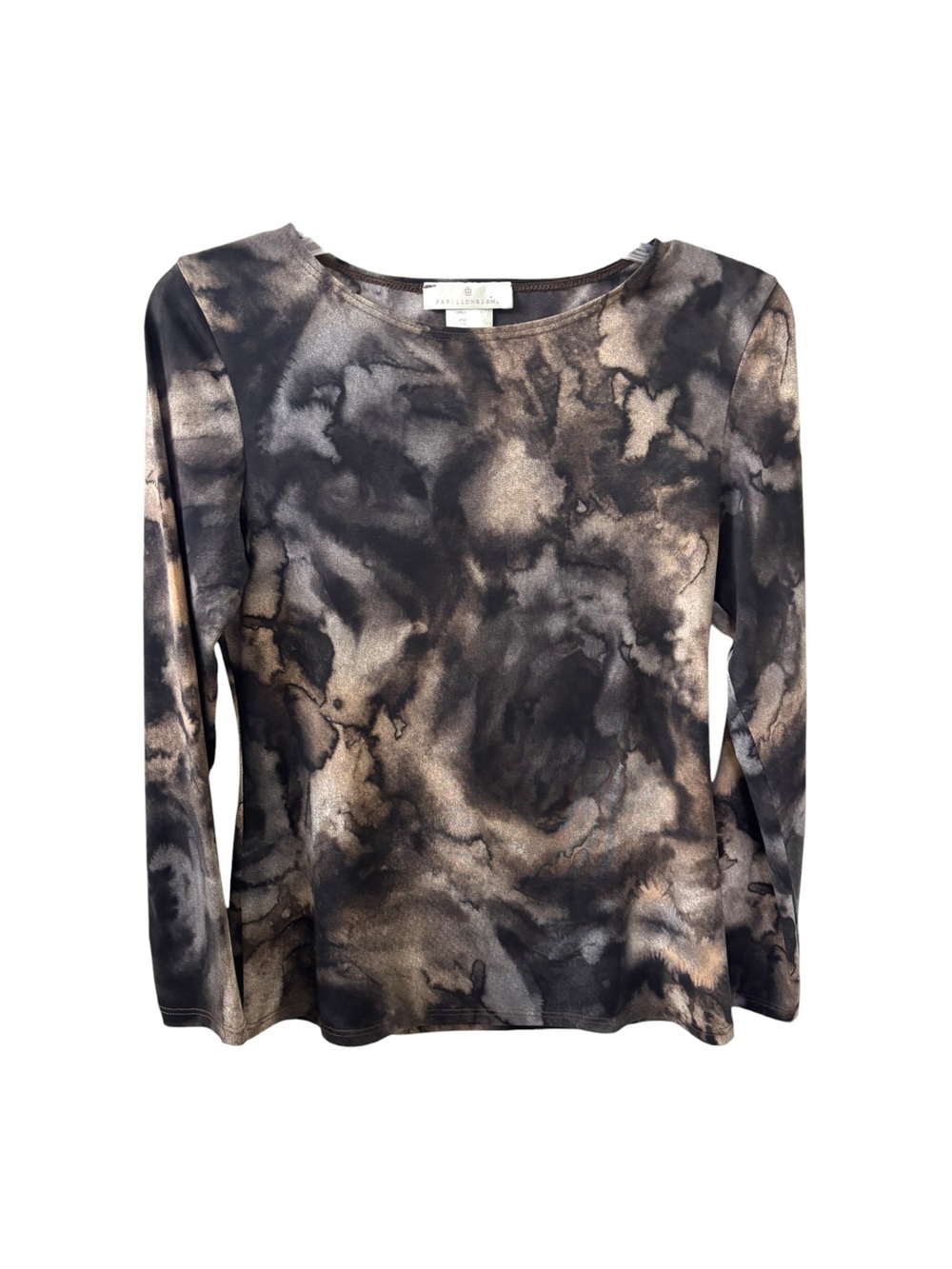 Papillon Blanc Long Sleeve Stretchy Tee